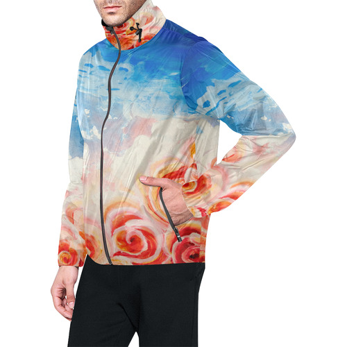 Roses Unisex All Over Print Windbreaker (Model H23)