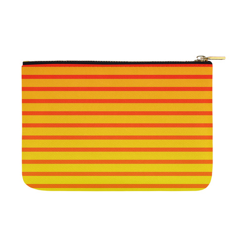 Orange Stripes Carry-All Pouch 12.5''x8.5''