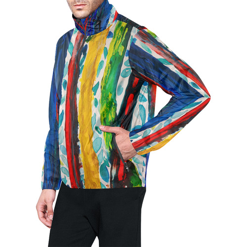 Rainbow Eucalyptus Graffiti artist tree Unisex All Over Print Windbreaker (Model H23)