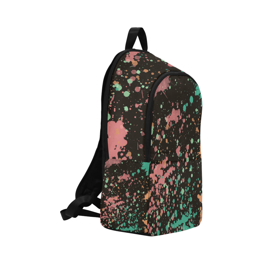 Crazy Splatter Pattern Fabric Backpack for Adult (Model 1659)