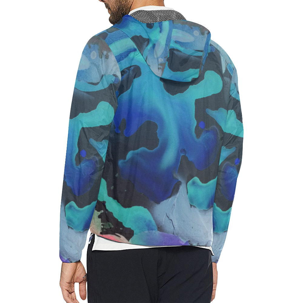 There are Mermaids Here Unisex All Over Print Windbreaker (Model H23)