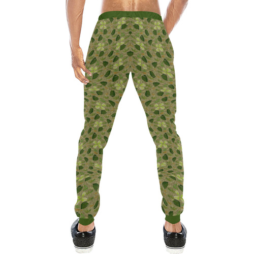 CamoLeaves Men's All Over Print Sweatpants (Model L11)